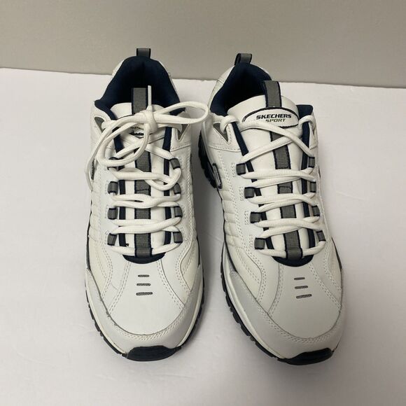 Skechers Mens Energy After Burn Sneaker 13 White Leather 50081 Athletic Casual main image 9